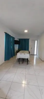 a room with a bed in the middle of it at CASA - HAUS - Villa Cura Brochero in Villa Cura Brochero