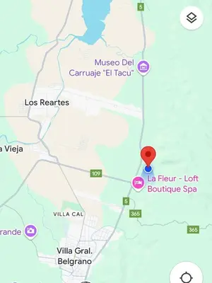 a map of milos de torre ecuador at Cabaña Cielos del Champaqui 6 kms VGB in Villa Ciudad Parque