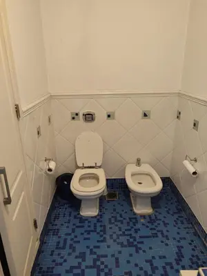 a bathroom with a toilet and a bidet at The House you're looking for in Cordoba