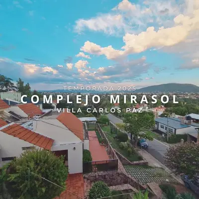 a view from the roof of a building at Complejo Mirasol en Carlos Paz in Villa Carlos Paz