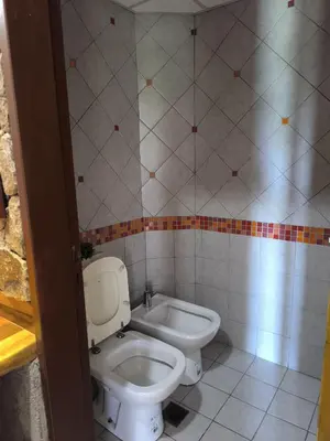 a bathroom with a toilet and a bidet at Casa montaña & jacuzzi in Embalse