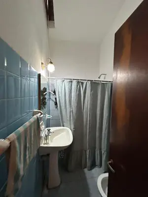 a bathroom with a sink and a shower at Casa Jazmin in La Cuesta