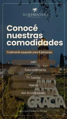 a poster for a concert ofose orchestral composites combinations at El Quebrachito in Alta Gracia