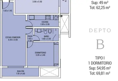 a floor plan of a house at Rent a Flat in Cordoba