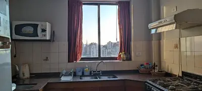 a kitchen with a sink and a window at Depto 2 Dormitorios en centro de Córdoba, amplio y luminoso in Cordoba
