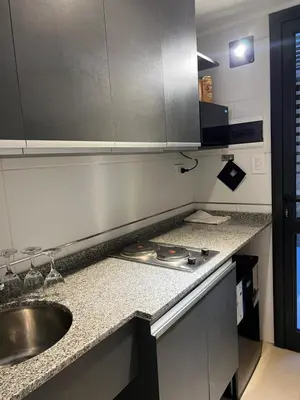 a kitchen with a sink and a counter top at Alta Córdoba Nook in Cordoba