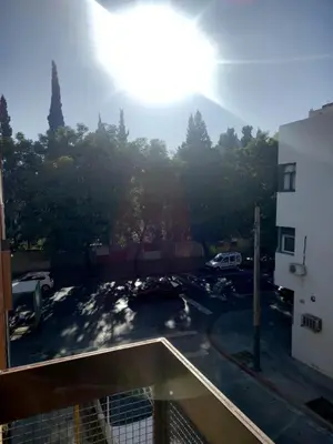 a view of a parking lot with a car parked at Balcon2k in Cordoba