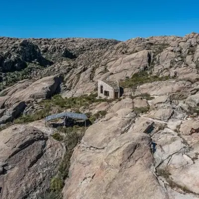 Rustic Mountain Shelter Pure Nature