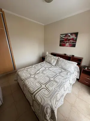 a bedroom with a large bed in a room at Dpto Centrico Carlos Paz in Villa Carlos Paz