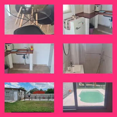 a collage of photos of a house at Dálet in Villa Parque Siquiman