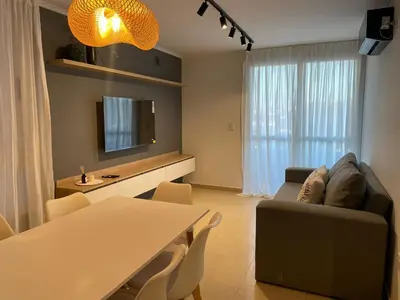 a living room with a couch and a table at MILANO 2d2b - RF - Gral Paz - Hogares de Calidad in Cordoba