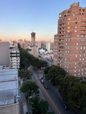 a view of a city street with buildings at Torres H Güemes in Cordoba