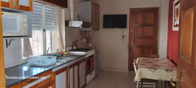 a kitchen with a sink and a counter top at Dpto Marina in Villa Cura Brochero