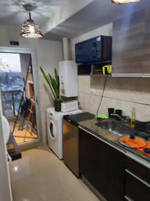 a small kitchen with a sink and a dishwasher at Terra Zion in Cordoba