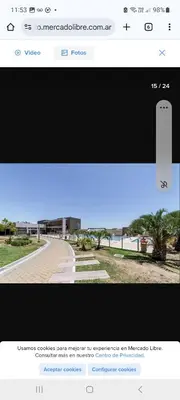 a computer screen with a picture of a beach at Terra Zión in Cordoba