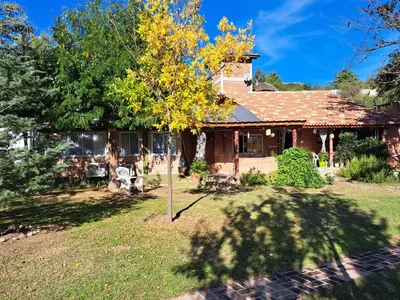 a house with a tree in the yard at complejo inti sumah in Nono
