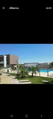 a picture of a view of a building and a pool at Terra Zión in Cordoba