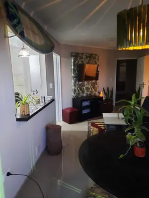 a living room with a couch and a table at Terra Zión in Cordoba