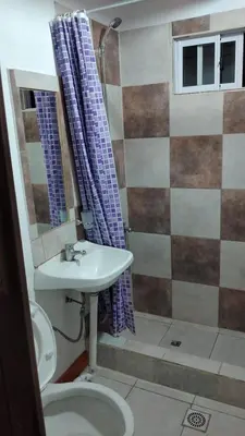 a bathroom with a sink and a toilet at Alquiler villa dolores in San Javier