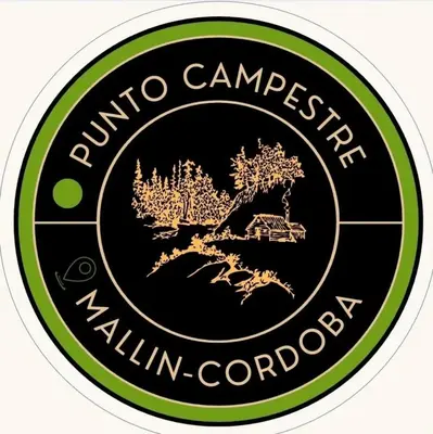a sticker of a us marine corps emblem at Punto Campestre in Cueva de los Pajaritos