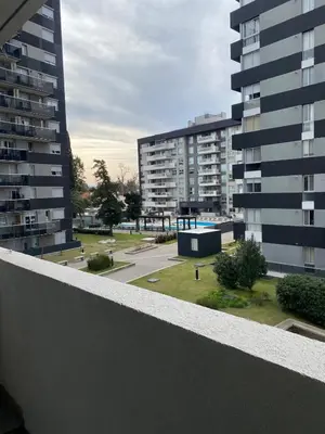 a view of a city with tall buildings at Departamento Amoblado Premium en Opera Luxury in Cordoba
