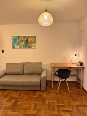a living room with a couch and a table at Nueva Córdoba Independencia apart in Cordoba