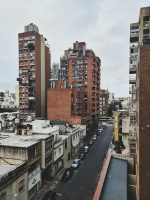 a view of a city street with tall buildings at Urban 362 in Cordoba