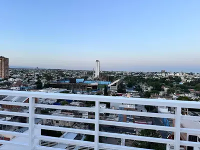 a view of the city from the top of a building at Urban Alberdi Dpto con cochera, pileta y seguridad 24 hs in Cordoba