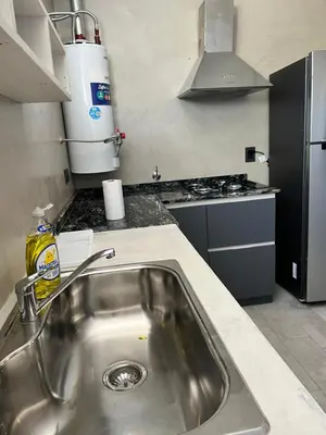 a kitchen with a sink and a stove at Único y hermoso in Cordoba