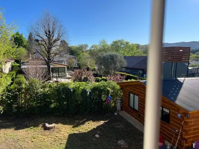 a view of a house from the backyard at La mejor vista in Villa General Belgrano