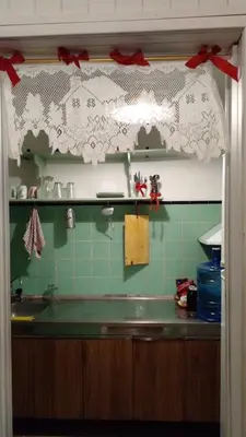 a kitchen with a sink and a counter top at Cazona Villa Carmen2 in Villa Carlos Paz