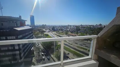a view of a city from the balcony of a building at Magníficas VISTAS in Cordoba