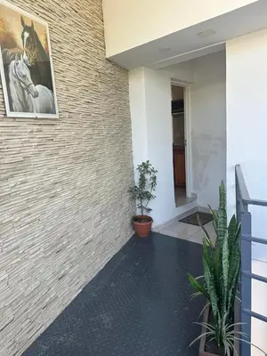 a building with a picture of a horse on the wall at departamentos apart quetzal in Villa Carlos Paz