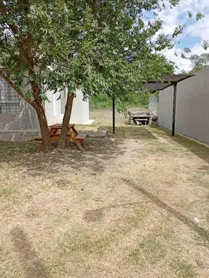 a picnic table and a tree in a yard at San Antonio de Arredondo in San Antonio de Arredondo