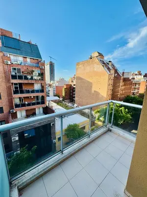 a balcony with a view of a city at Ayres de Córdoba 4, Asador, Terraza, Balcón, Excelente Ubicación in Cordoba