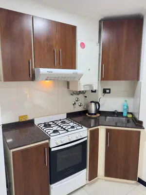 a kitchen with a stove and a sink at Guten Morgen VCP in Villa Carlos Paz