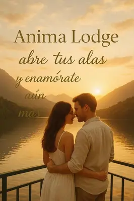 a man and a woman standing in front of a lake at Anima Lodge 2 in Villa Carlos Paz