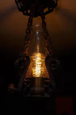 a glass jar with a light inside of it at Alta Casa in Cordoba