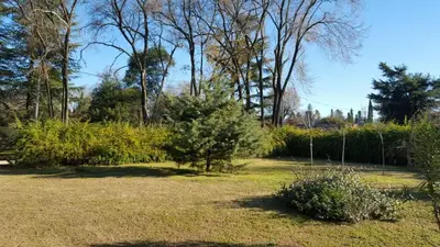 a park with trees and bushes in a field at Abedules VGB in Villa General Belgrano