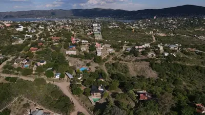 an aerial view of a subdivision of houses at CASA QUINTA en ESTANCIA VIEJA in Villa Carlos Paz
