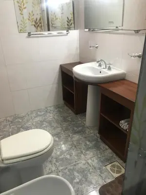 a bathroom with a toilet and a sink at Finca - CASONA LAS MANSAS in Bialet Massé