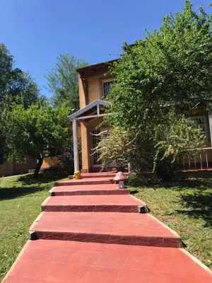 a set of steps leading up to a house at Finca - CASONA LAS MANSAS in Bialet Massé