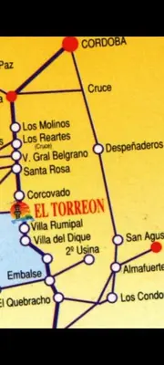 a close up of a map of the united states at Timtaya in Barrio Parque El Corcovado