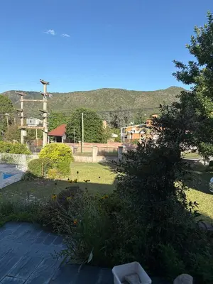 a view of a park with a field of grass at Casa de campo Marines in San Antonio de Arredondo