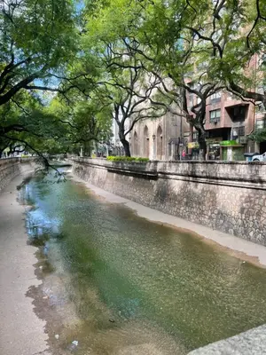 a river with trees on the side of it at Beautiful y sofisticado apartment in Cordoba