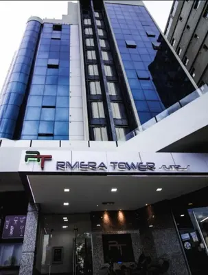 a view of a mera tower building at Apartamento Ejecutivo Premium Riviera Tower in Villa Carlos Paz