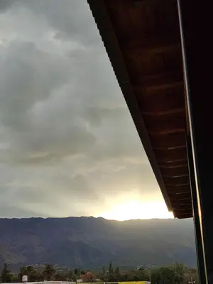 a view of the mountains from a house at Moderno Departamento para parejas Merlo S Luis centro Vistas in Merlo