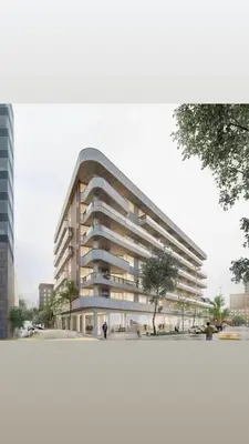 an architectural rendering of a large apartment building at Depto con hermosas vistas, centro con solarium y seguridad in Cordoba