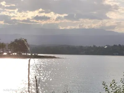 a view of a large body of water at Marcelina in Villa Carlos Paz