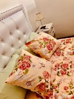 a bed with two pillows on top of it at Habitación exclusiva Huéspedes con piscina , aire acondicionado y jardín en base doble, muy confortable in Cordoba